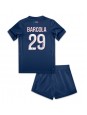 Billige Paris Saint-Germain Bradley Barcola #29 Hjemmedraktsett Barn 2024-25 Kortermet (+ Korte bukser)